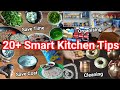 20+ Kitchen Tips & Tricks - Useful Cooking Tips & Beginner Hacks | Small Kitchen Organisation Tips