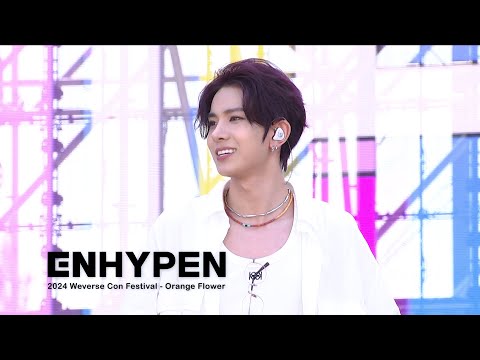 'Orange Flower' Stage Cam @ AliExpress 2024 Weverse Con Festival - ENHYPEN (엔하이픈)