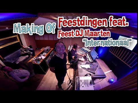 Feestdingen Feat. Feest DJ Maarten - Internationaal (Making Of) De Studio in bij Strictly Music