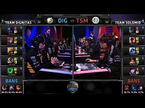 NA LCS DIG vs TSM Game 1 Highlights (NA LCS Spring 2015)