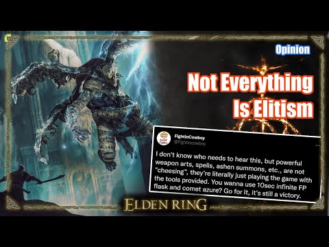 Cheesing Bosses, Overpowered Weapons, And Gatekeeping | Elden Ring