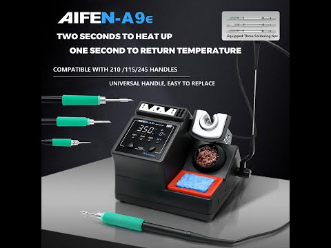 Máy hàn AIFEN A9E dùng mũi C210 (kèm 3 mũi thẳng, cong, vát)