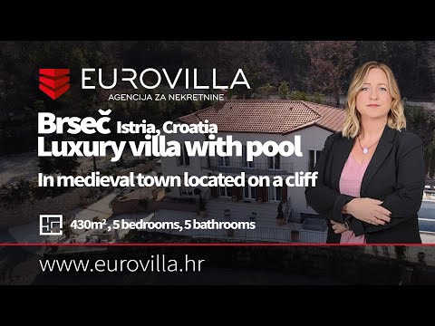 Eurovilla - Croatia, Brseč luxury villa with pool