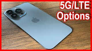 How To Use 5G On the iPhone 13 & 13 Pro Max - How to Enable or Disable 5G & LTE