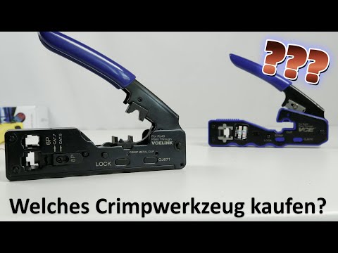Diese RJ45 Crimpzange kann CAT5 CAT6 CAT7