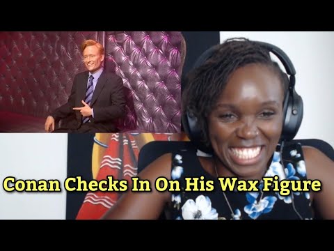 Conan Checks In On His Wax Figure | REACTION