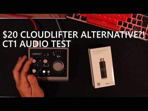 $20 Cloudlifter Alternative? KLARKTEKNIK CT1 MIC BOOSTER TEST w/PROCASTER