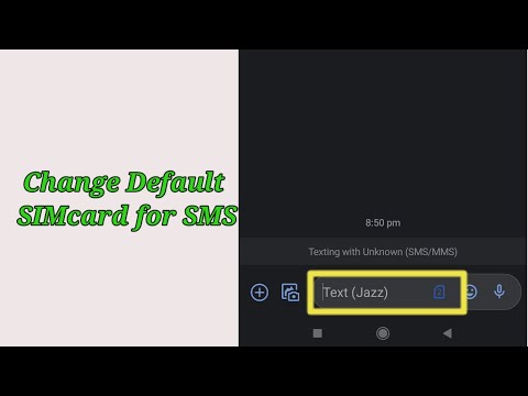 How to change default SIMcard for SMS in Redmi note 10 Or Other Andriod Smartphone