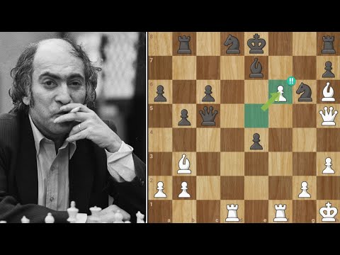 Mikhail Tal vs Rudolf Teschner| brilliant 🥶  pawn , knight sacrifice 😱 #chess  #chessanalysis 