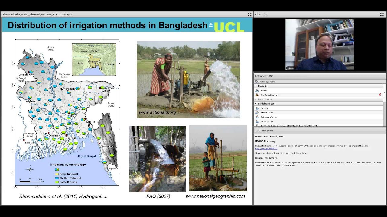 Webinar: Groundwater and Climate Adaptation in the Bengal Basin (Part 1)