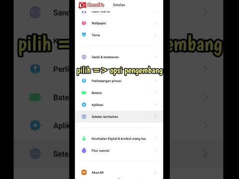 cara mengaktifkan usb debug MIUI 13 Redmi note 10 5G #shorts