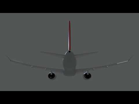 CSeries in Blender: Animated Ailerons and Engine [2/2]