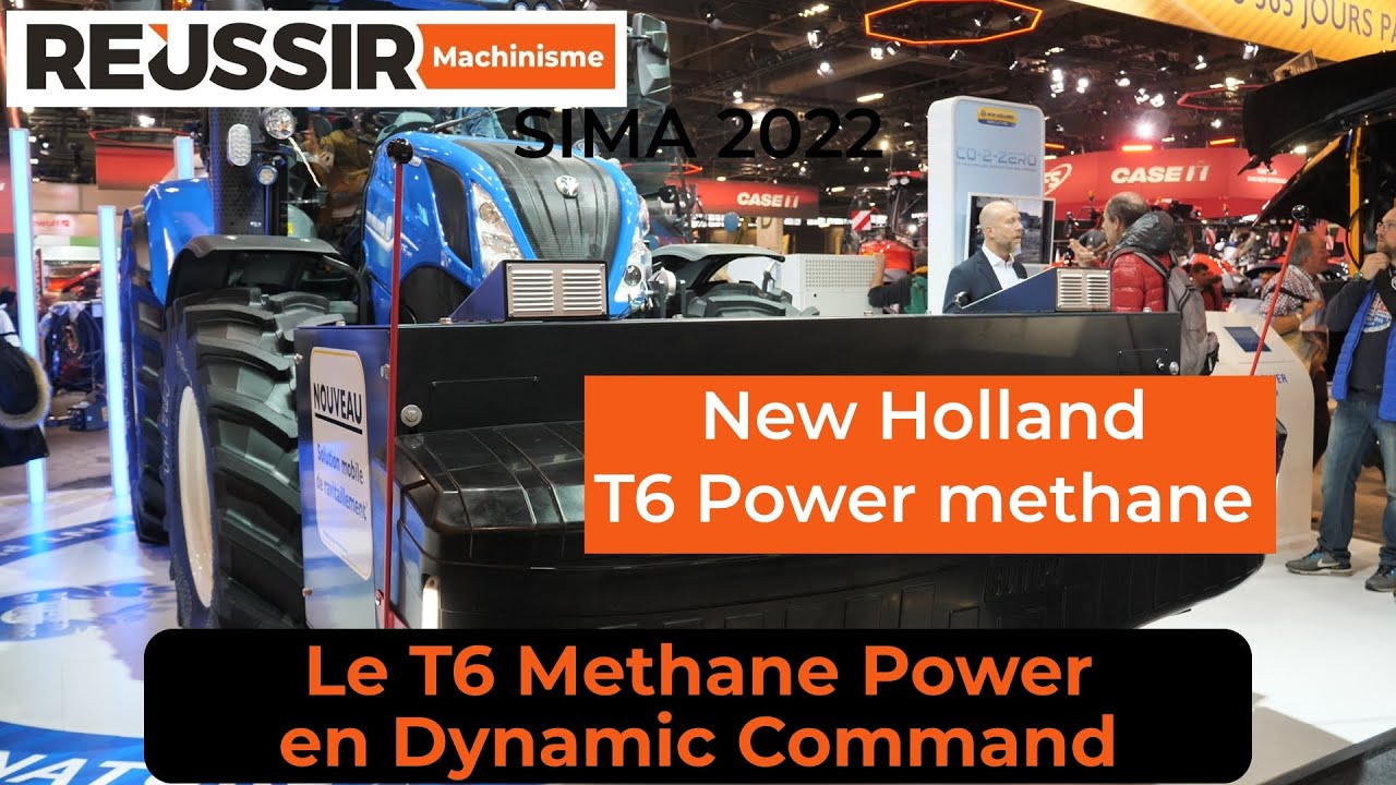 SIMA : New Holland - Le T6 Methane Power en Dynamic Command