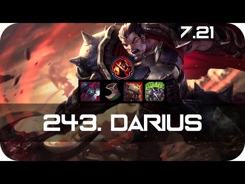 Darius Top vs Renekton Season 7 s7 Patch 7.21 2017 Gameplay Guide Build Normals
