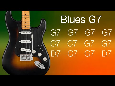 Blues Backing Track in G7