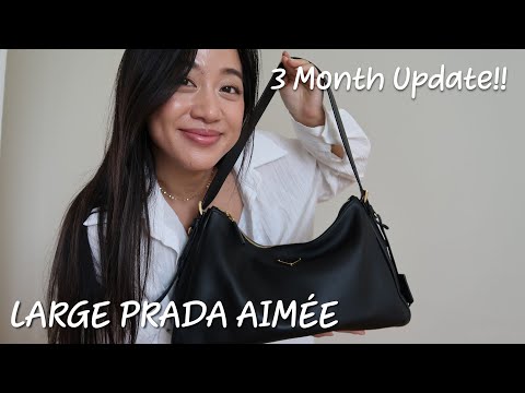 PRADA LARGE AIMÉE BAG *3-Month Update* | BAG REVIEW