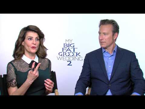 My Big Fat Greek Wedding 2: Nia Vardalos & John Corbett Official Movie Interview | ScreenSlam