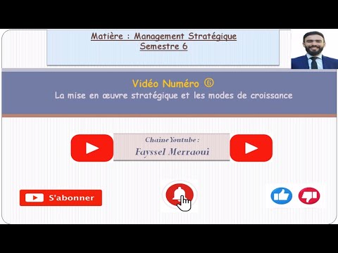 Vidéo 6 | Management Stratégique - Les modes de croissance | بالدارجة