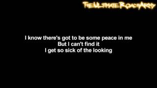 Three Days Grace - Happiness [Lyrics on screen] HD