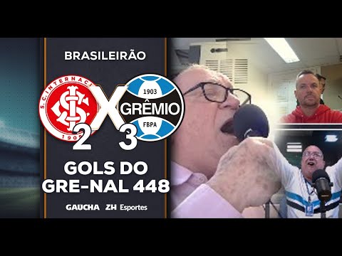 OS GOLS DO GRE-NAL 448 NA VOZ DE PEDRO ERNESTO DENARDIN | INTER 2x3 GRÊMIO | 21/09/2025