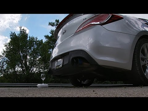 Can a Straight Piped Genesis Coupe 3.8 Break Glass?