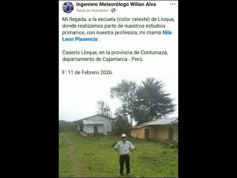 En el caserío Lloque, provincia de Contumazá, departamento de Cajamarca - Perú.