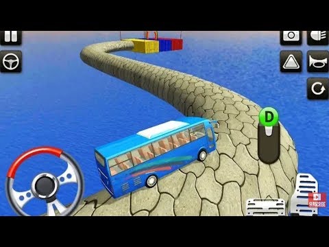 Impossible Bus Driving Simulator Tracks 3D Sky Tracks - Android GamePlay - Entertaining Game Channel