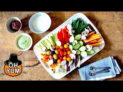 Professional Baker Teaches You How To Make VEGGIES AND DIP!