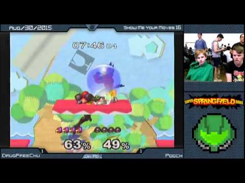 DrugFreeChu Falco vs Pooch Samus   SSBM   Winners Rd1   0830158