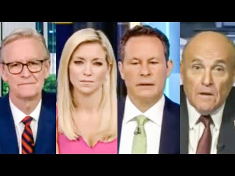 Fox & Friends Stare in Horror As Giuliani Incoherently Rants Against Biden
