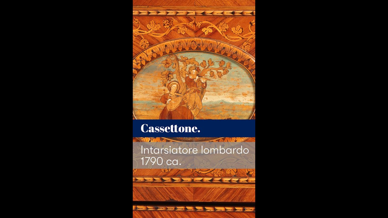 Cassettone. Intarsiatore lombardo 1790 ca.