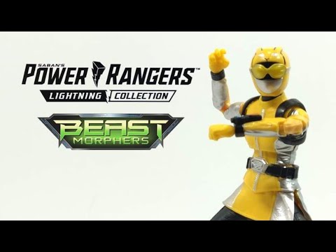 Power Rangers Lightning Collection BEAST MORPHERS YELLOW Ranger Wave 13 Figure Review