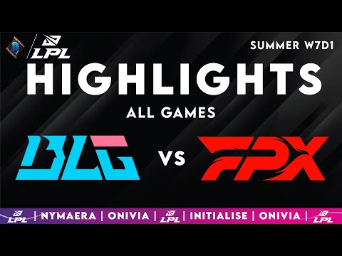 BLG vs FPX Highlights ALL GAMES | LPL 2025 Split 3 | Bilibili Gaming vs FunPlus Phoenix by Onivia