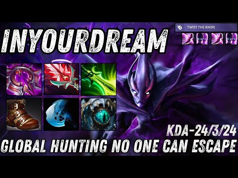 Inyourdream [Spectre] -The Global Hunt : No One Can Run, No One Can Hide - Dota2 Pro Full Gameplay