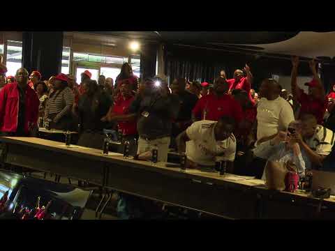 EFF President, Julius Malema opening the 2nd Plenum of 3rd NPA