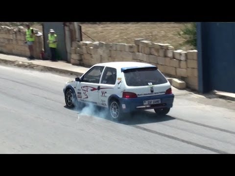 FAST Peugeot 106 GTI Hillclimb - GREAT SOUND - Didier Bugeja - Bergrennen Kalkara 2013