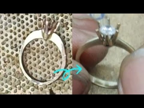 how to make 18k for diamonds 0.50ct soliter simple rings, Handmade Custom Jewelry