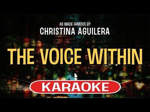 The Voice Within (Karaoke Version) - Christina Aguilera