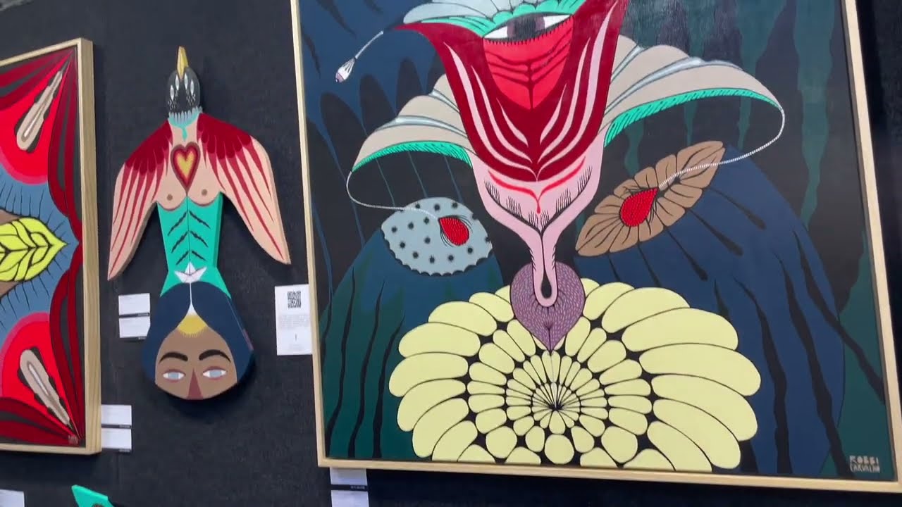 Discover a captivating glimpse of Art in the Park.