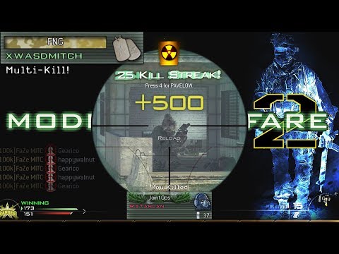 25 KILL NUKE in under 1 minute... (INSANE Modern Warfare 2 Sniping)