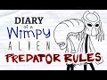 Diary Of A Wimpy Alien 2 PREDATOR RULES Wimpy Kid Alien Predator Parody