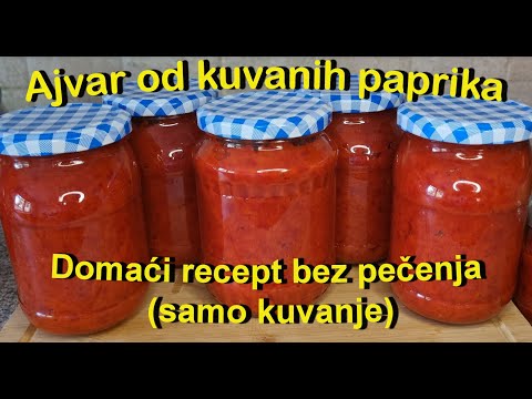 Cooked Pepper Ajvar – The Best Homemade Recipe
