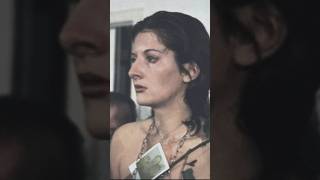 When Art Turns Disturbing: Marina Abramović&#39;s Unforgettable &#39;Rhythm 0&#39; Experience #shorts