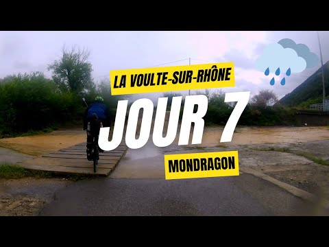 🚴‍♂️ViaRhôna J7 : La Voulte-sur-Rhône→Mondragon | Inondation, Nationale 7, toujours pas de soleil 🌧️