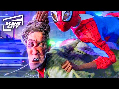 Into The Spiderverse: Meeting Peter B. Parker (MOVIE SCENE) | With Captions