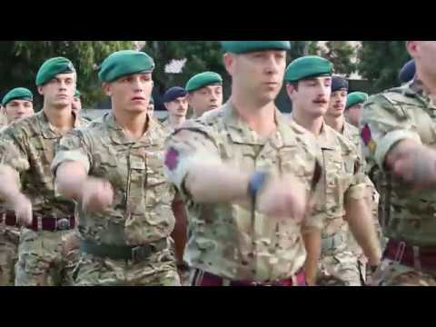 Royal Marines HADR troop deployed ashore from RFA MountsBay to train with French Army on Martinique