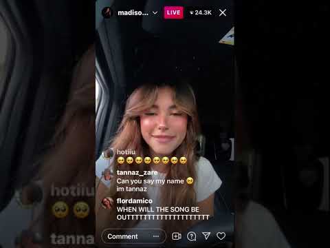 Madison Beer Instagram live