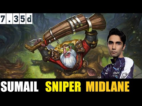 🤯 SUMAIL [SNIPER] MID 7.35D- DOTA 2 HIGHEST MMR MATCH #dota2  #dota2gameplay  #sumail