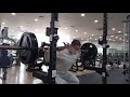 squat 스쿼트 중량늘리기 7일차 자세가 나오고있다