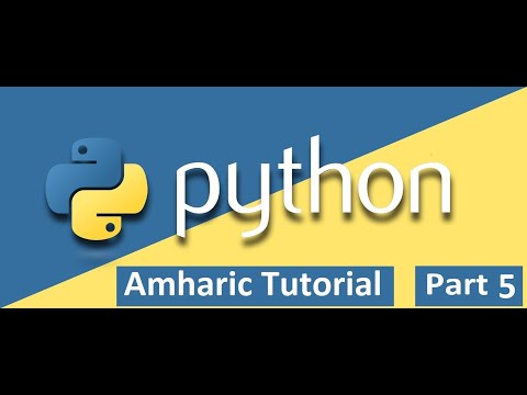 Python Tutorial In Amharic Ethel777
